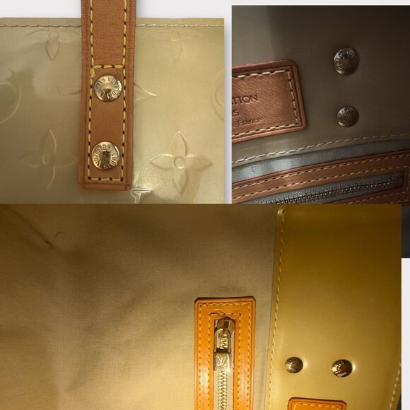 VTG Louis Vuitton Monogram Vernis Reade PM Tote MI0082 Noisette LV Handbag Y2K - Picture 10 of 12